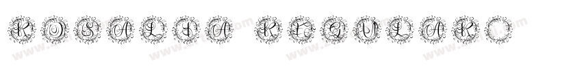 Rosalia Regular字体转换
